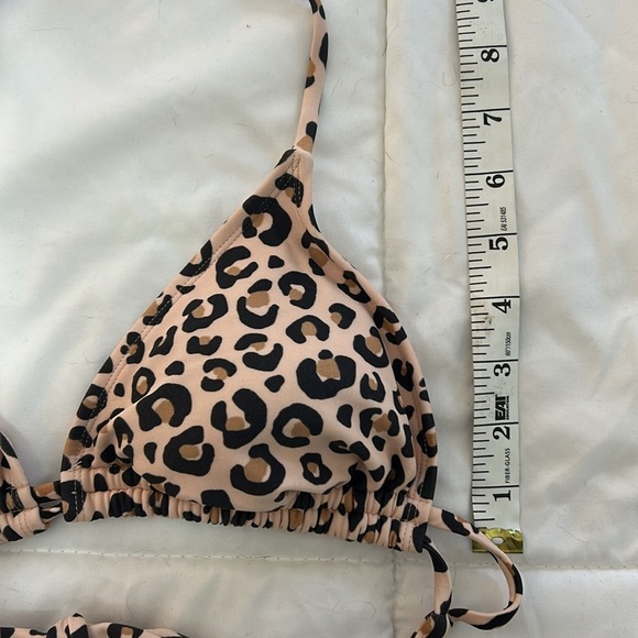 Xhilaration Brown and Black Leopard Print Bikini Size Medium - Picture 3 of 5